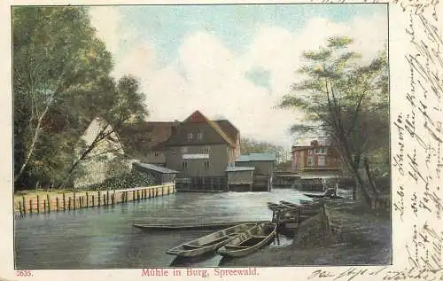 Germany Spreewald Muhle im Burg