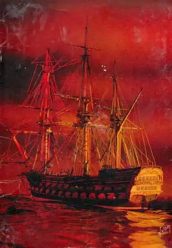 Navigation sailing vessels & boats themed postcard bateau de reve