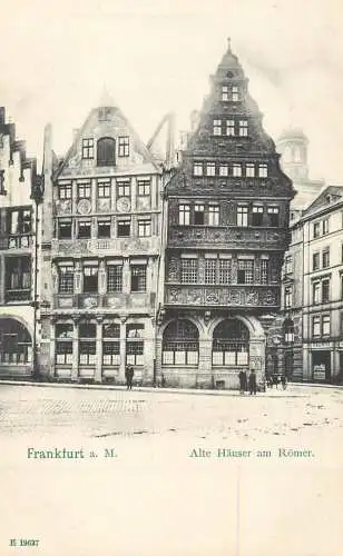 Germany Frankfurt am Main Alte Hauser am Romer