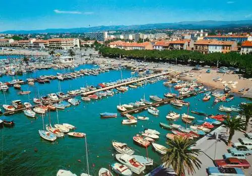 Navigation sailing vessels & boats themed postcard St. Raphael harbour