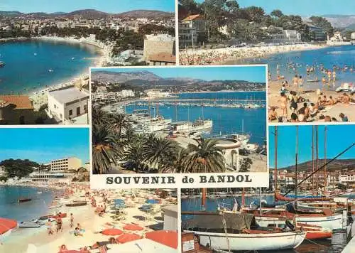 Navigation sailing vessels & boats themed postcard Bandol harbour