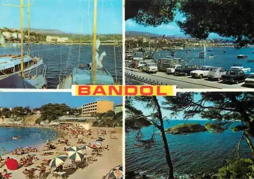 Navigation sailing vessels & boats themed postcard Bandol harbour