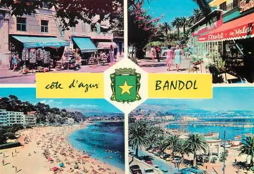 Navigation sailing vessels & boats themed postcard Bandol harbour