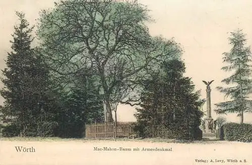 Germany Worth Mac-Mahon Baum mit Armeedenkmal