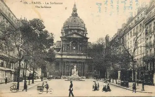 Postcard France Paris la Sorbonne