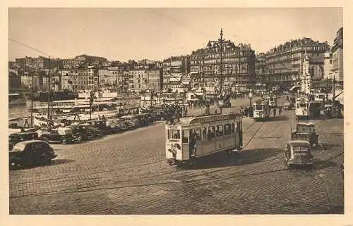 Postcard France Marseilles le quai des Belges