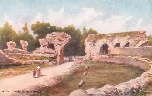 Postcard France Nice arenes de Cimiez