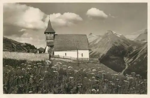 Postcard Switzerland Inner Arosa Bergkirchlein