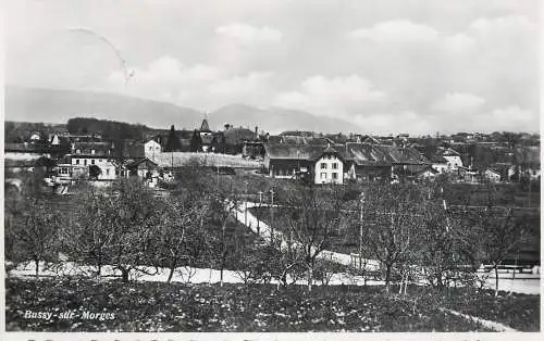 Postcard Switzerland Bussy sur Morges
