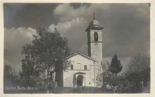 Postcard Switzerland Chiesa Ponte Tresa
