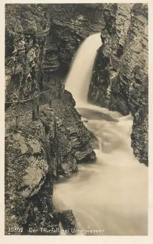 Postcard Switzerland der Thurfall bei Unterwasser