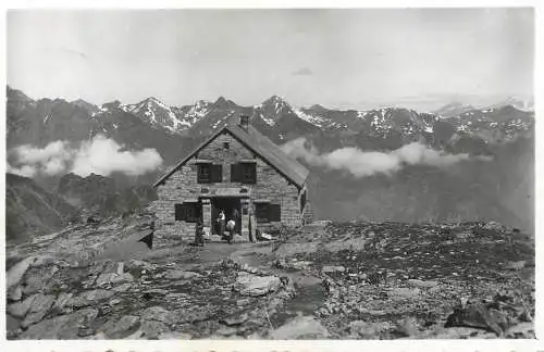 Postcard Switzerland Bordierhutte Schwazhorn Steintalhorn