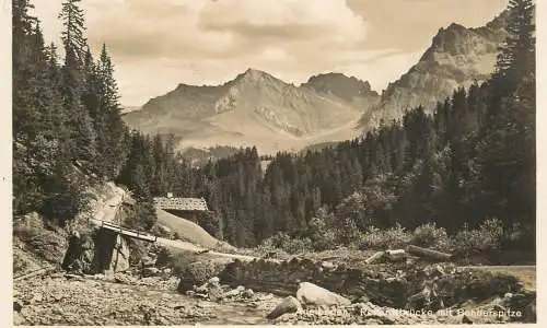 Postcard Switzerland Adelboden Rehardbrucke