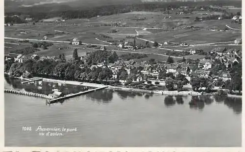Postcard Switzerland Auvernier le port
