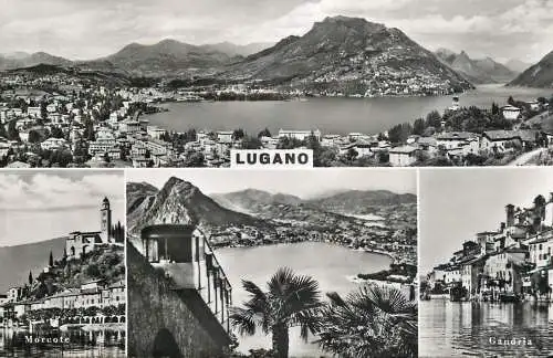 Postcard Switzerland Lugano