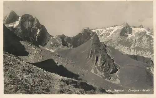 Postcard Switzerland Altmann Lisengrat