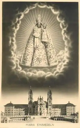 Postcard Switzerland Maria Einsiedeln