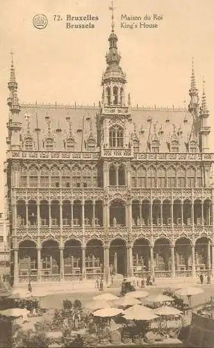 Belgique cpa Bruxelles King's House