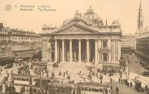Belgique cpa Bruxelles the Exchange