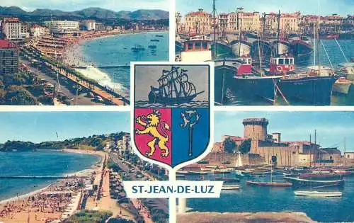 France cpsm Saint Jean de Luz la plage