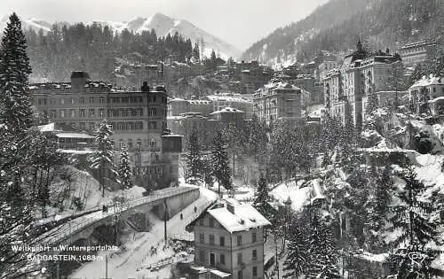 Postcard Austria Badgastein Wintersportplatz