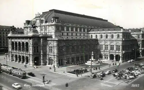 Postcard Austria Wien Staatsoper
