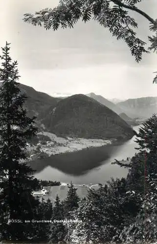 Postcard Austria Gossl am Grundlsee Dachstelblick