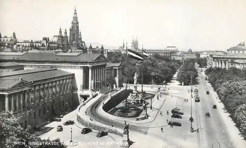 Postcard Austria Wien Ringstrasse