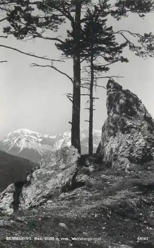 Postcard Austria Semmering Wolfsbergkogel