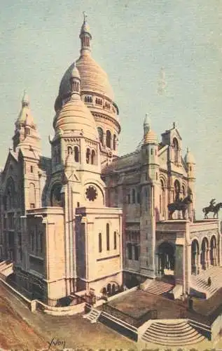 France cpa Paris Sacré Coeur