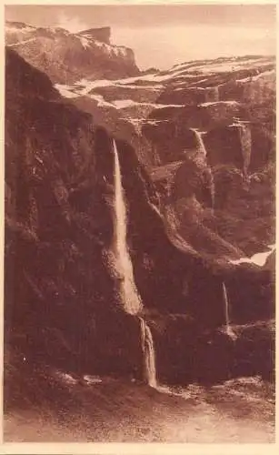 France cpa Gavarnie la Grande Cascade