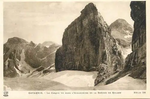 France cpa Gavarnie le casque