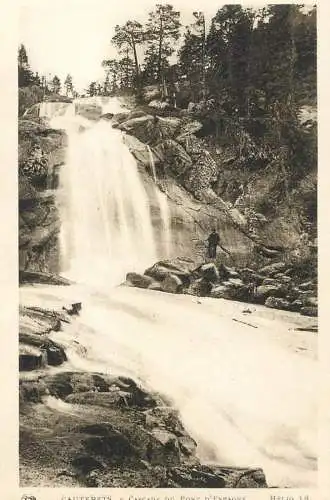 France cpa Cauterets cascade du POnt d'Espagne