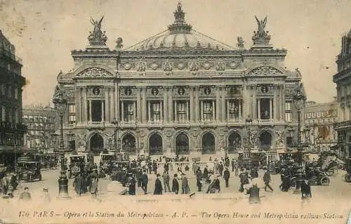 France cpa Paris opera