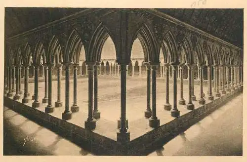 France cpa Mont Saint Michel the abbey