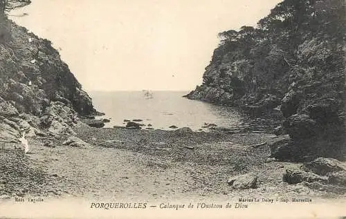 France cpa Porquerolles Calanque de l' Oustaou de Diou