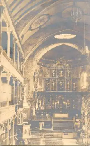France cpa St. Jean de Luz church interior
