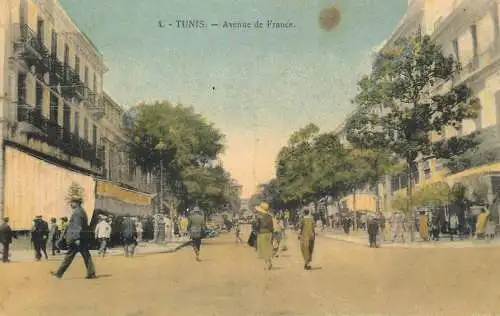 Tunisia Tunis avenue de France