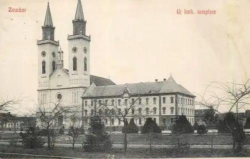 Zombor. Karmelita templom 1912