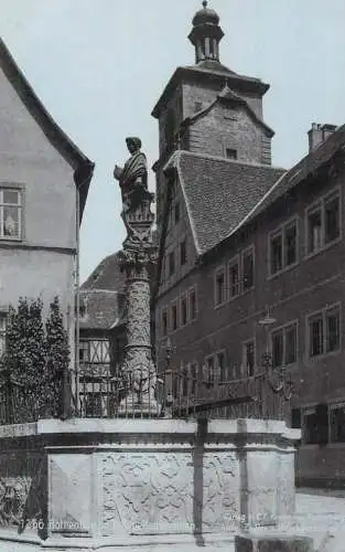 Germany Rothenburg ob der Tauber Kapellenbrunnen