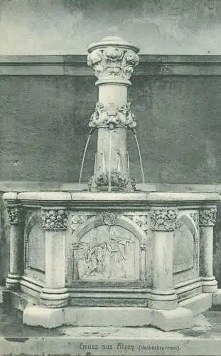 Germany Gruss aus Alzey (Volkerbrunnen)