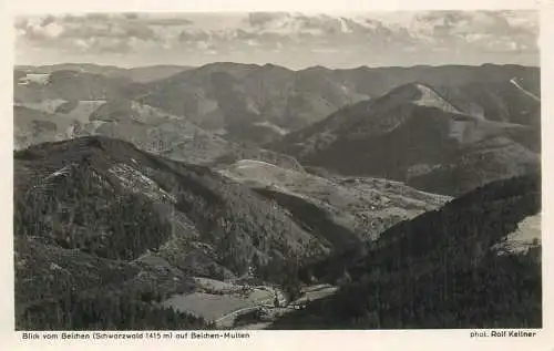 Germany Blick vom Belchen (Schwarzwald) auf Belchen Multen general view