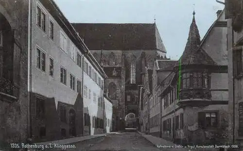Germany Rothenburg ob der Tauber Klinggasse