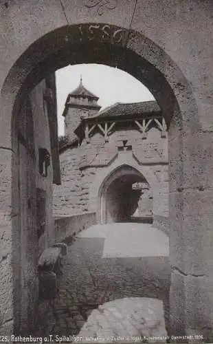 Germany Rothenburg ob der Tauber Spitalthor