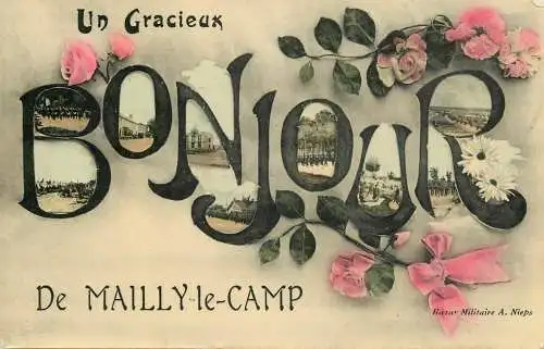 France Un gracieux bonheur de Mailly le Camp souvenir