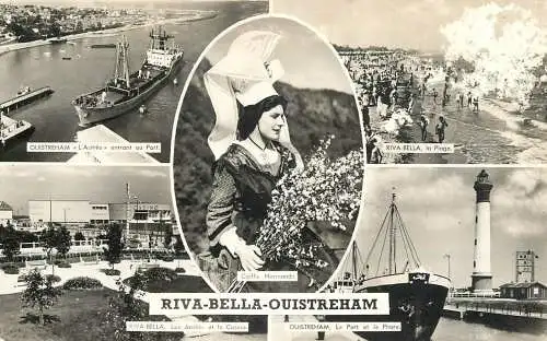 France Riva Bella Ouistreham port phare plage costume traditionnel multi view