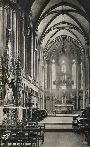 France La Delivrande (Calvados) Basilique de Notre Dame Le Choeur