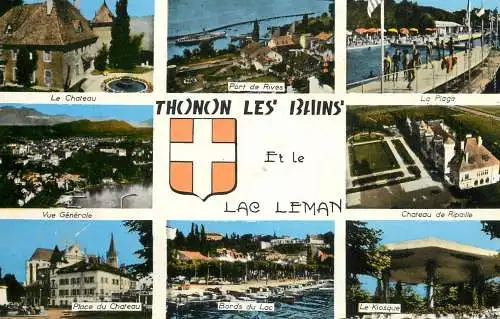 France Thonon-les-Bains & Lac Leman multi view