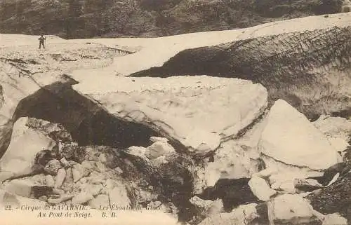 France cpa cirque de Gavarnie les Eboulis de Glace