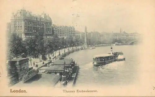 England London Thames Embankments